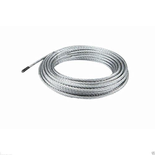 1/4" x 50 ft. 6160 lb. Galvanized Wire Rope Aircraft Grade Cable