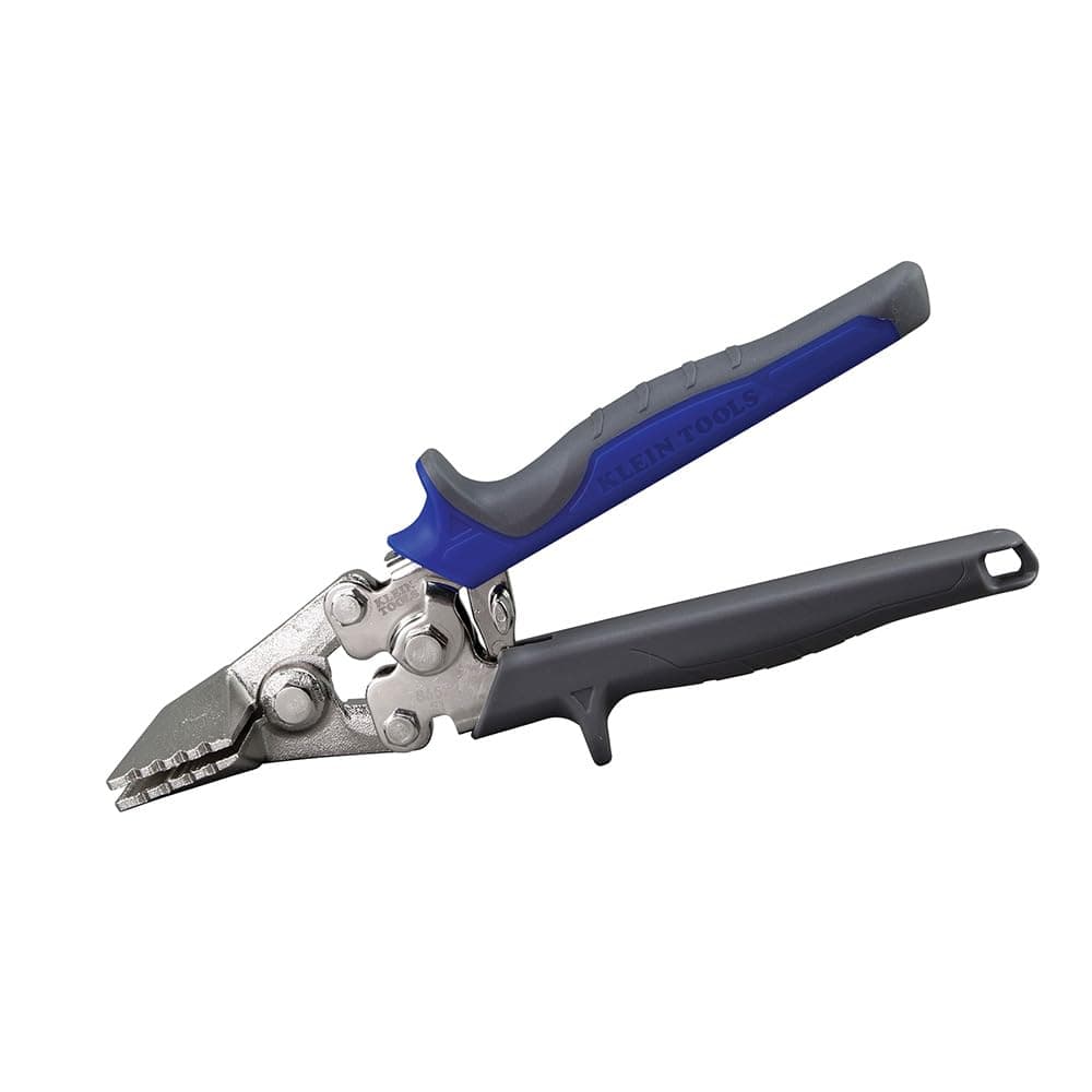 Klein Tools 86522 Hand Seamer, Straight Metal Seamer has 3-Inch Jaw, for 22 Gauge Steel and 24 Gauge Stainless