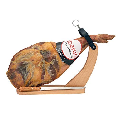 Serrano ham Gran Reserva - Shoulder ham 4,5 Kg. with ham Holder and Knife