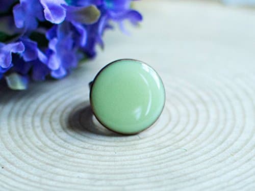 Glow In The Dark Ring, Glowing Adjustable Bronze Ring