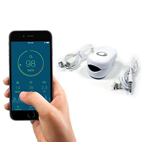 Safe Heart IOX Smart Pulse Oximeter for Android and iPhone - Version 2
