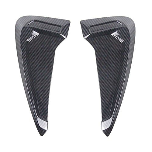 NULLA Plastic Carbon Look Car Front Fender Side Air Vent Cover Trim For BMW f30 f10 1 3 4 5 6 7 Series E90 E46 Audi A4 Jaguar XE XF Range Rover Honda Spirior Civic Subaru BRZ Shark Gills Sticker