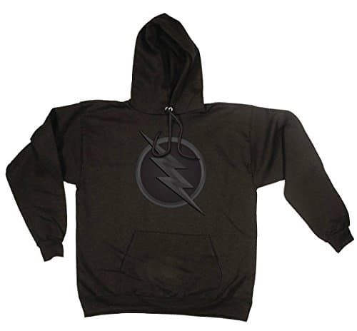 DC Comics The Flash TV Zoom Symbol Mens Black Pullover Hoodie Sweatshirt | 2XL
