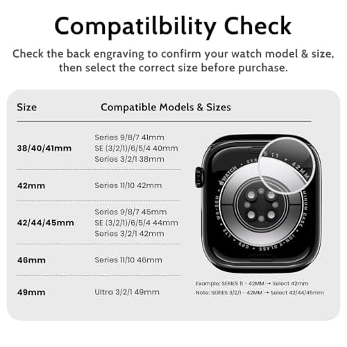 amBand M1 Rugged Case with Strap Compatible with Apple Watch Series 8/7 45mm, Durable TPU Military Sport Wristband with Bumper Protective Cover Designed for iWatch 6/SE/5/4/3/2/1 44mm 42mm Men