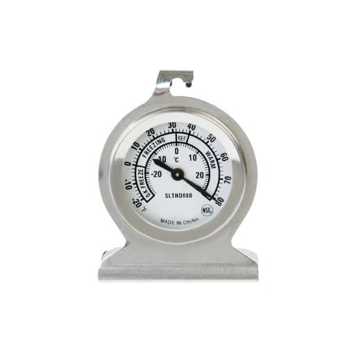 Thunder Group SLTHD080 Refrigerator/Freezer Thermometer Dial Display 20° To 80° F Temperature Range