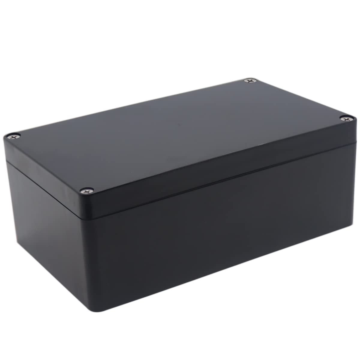Watertight Junction Box, IP67 Waterproof Project Box Durable ABS Plastic Electronic Enclosure Case for DIY Electrical Project Black 7.87" x 4.72" x 2.95"(200 x 120 x 75 mm)