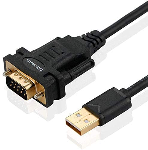 USB to RS232 USB to Serial Adapter with FTDI ChipsetUSB 2.0 to Male DB9 Serial Cable for Windows 10 8 7 Vista XP 2000 Linux and Mac OS(6ft)