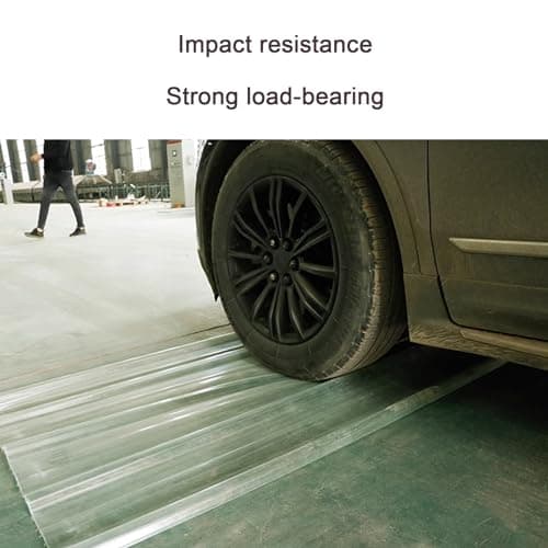 Clear Roofing Panel,2mm Corrugated Roofing Sheets,3/4/5/7/11/13/16 Pcs,Insulating Roofing Cladding Panel,Sun Roofing Tiles Fiberglass Daylighting Panels,Rainproof Carport (35x47in,16 pcs)