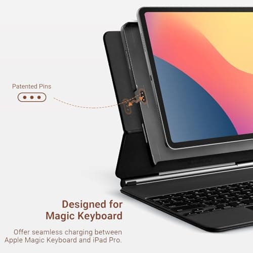 Pitaka iPad Pro 11 Inch Case (2022/2021, 4th/3rd Generation), iPad Pro 11 inch Case Compatible with Magic Keyboard, Fits MagEZ Folio 2 & MagEZ Stand, Aramid Fiber Made, Rhapsody [MagEZ Case 2]