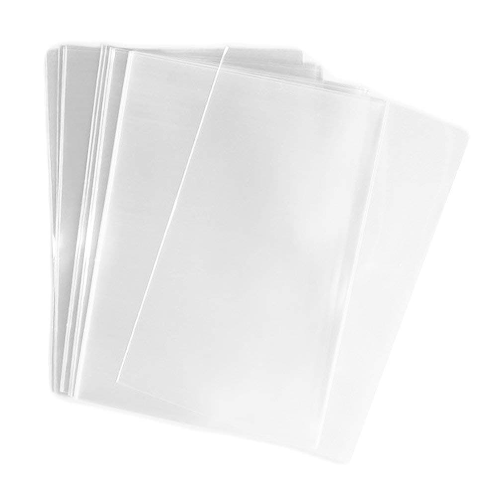 UNIQUEPACKING100 Pcs 2x3 Inches (O) Clear Flat Open-End Cello Cellophane Bags