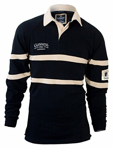 GUINNESS TWO PATCH JERSEY BLACK LARGE