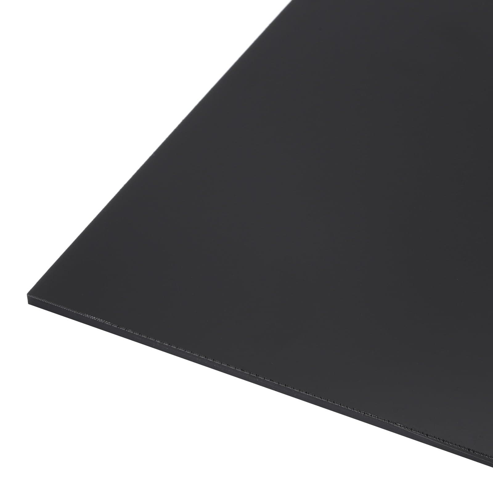 48" x 6" x 1/4" HDPE Plastic Sheet, High Density Polyethylene Sheet Cutting Board Black Solid Block, [for DIY, Home Floor]