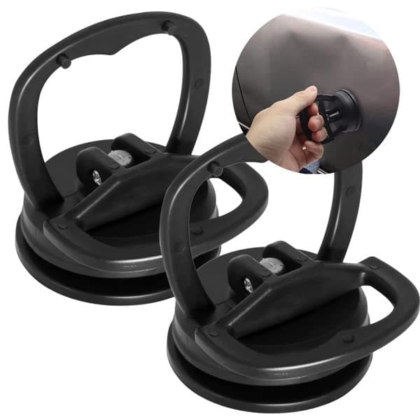 EZONEDEAL 2Pcs Mini Suction Cup Dent Puller Powerful Car Dent Removal Tools for Car Dent Repair, Glass, Screen, Tiles & Objects Moving