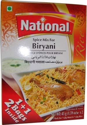 National Biryani Masala - 45 Gms X 2 - 5 Pack
