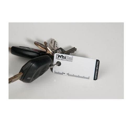 WhiBal G7 Key Chain White Balance Reference Gray Card (1 x 2")
