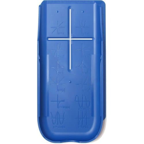 EZ Graphing EZ Graphing Blue Hard Slide Case-Cover for TI 84 Plus, TI 84 Plus C Silver Edition Color, TI 89 Titanium Graphing