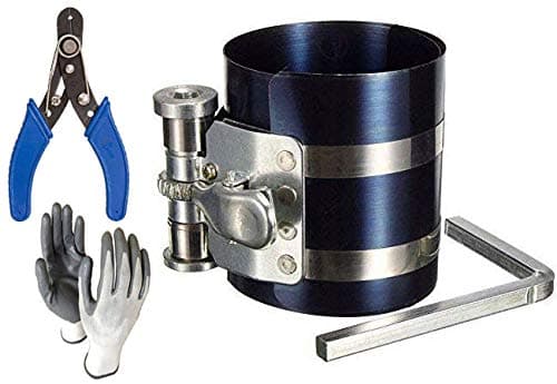 - 3inch Band Ratchet Installer Tool Car Engine Piston Rings Compressor 3-175mm Motorcycle Engine Parts Piston Ring Kit 1 PISTON RING COMPRESSOR
