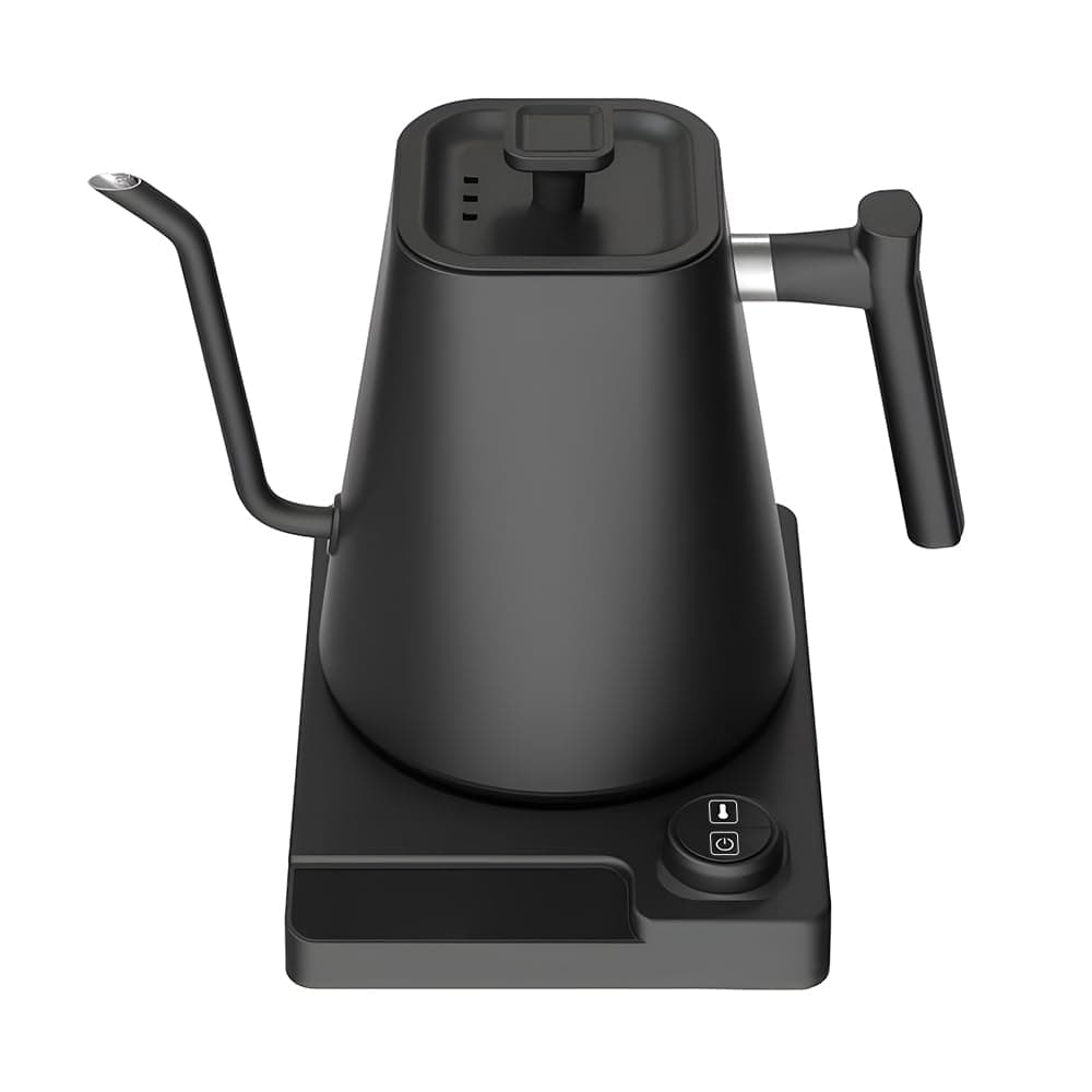 Eacam Electric Gooseneck Kettle Temperature Control Pour-Over Kettle for Coffee and Tea 1.0L Silent 1-24H Keep Warm Stainless Steel LCD Display 1200W Quick Heating Hot Water Boiler