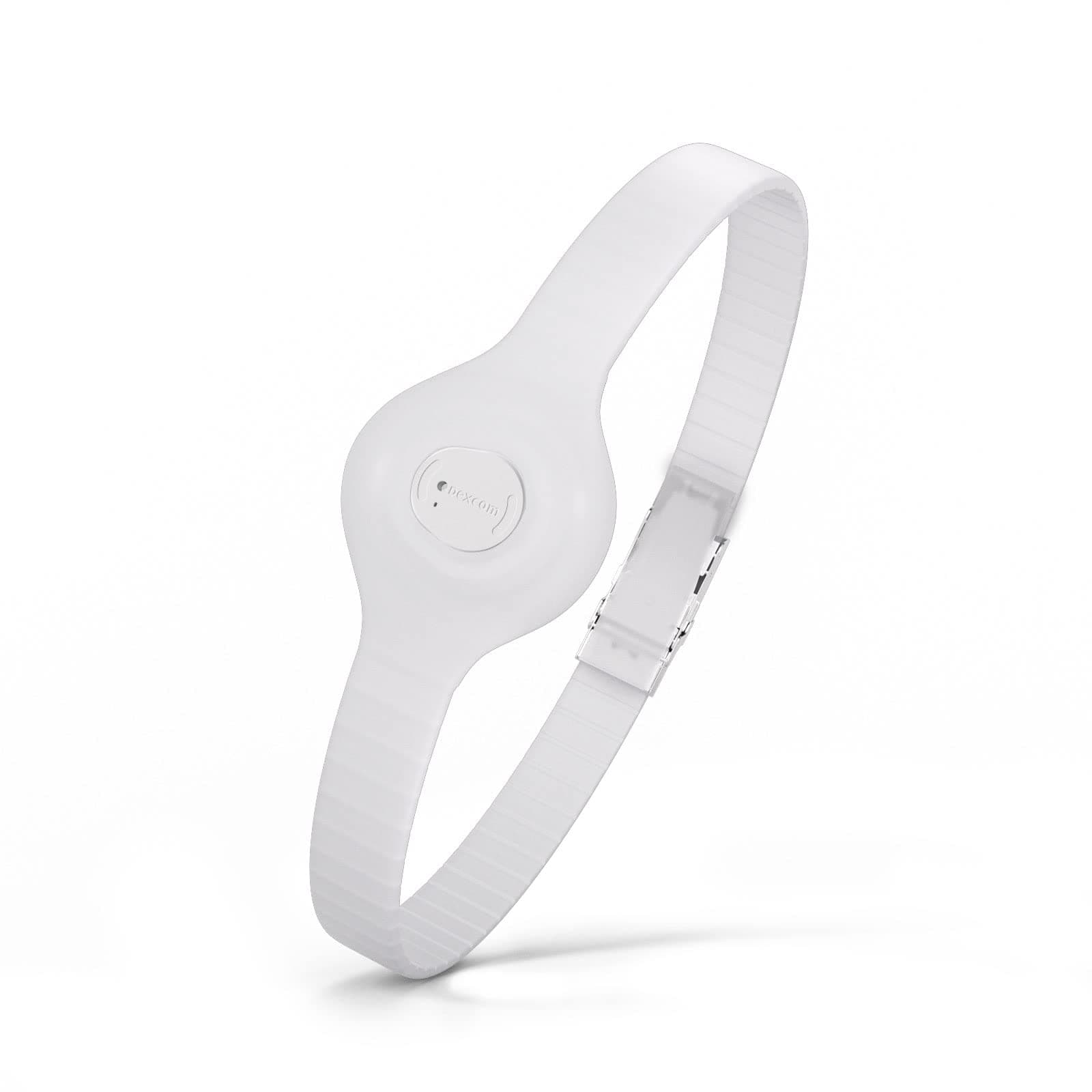 Divoti Sensor Cover Armband for Dexcom G7 | Adjustable, Trim-to-Fit CGM Holder | Adhesive-Free, Hypoallergenic Silicone | Secure, Comfortable Fit for Active Daily Wear & All Arm Sizes- Transparent