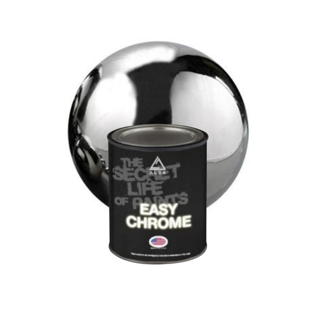 Genuine Alsa Chrome Paint -1 Gallon - 2000 sq ft of chrome - Needs high gloss basecoat - Cheaper brands don't worK