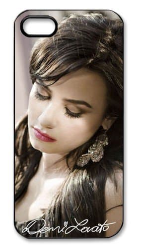 Demi Lovato Signed HD image case cover for iphone 5 black well-designed gift