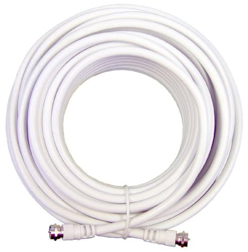 Wilson Electronics 50 ft. White RG6 Low Loss Coax Cable (F-Male to F-Male)