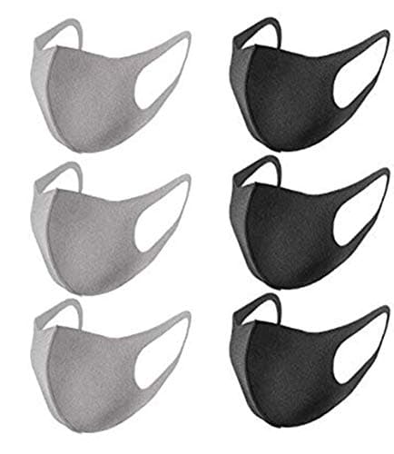 Aovie 6 Pcs/Black and Gray