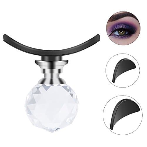 Eye Shadow Stamp Crease, Lazy Eyes Makeup Tool, precise eyeshadow in seconds, Eyeshadow Applicator with Crystal Ball Handle (3 Sizes)