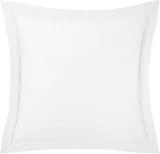 Yves Delorme Triomphe Blanc Euro 26 x 26 in Sham - Extra Soft and Warm Luxury Sheets, 100% Natural Organic French Bed Linens - Breathable and Durable