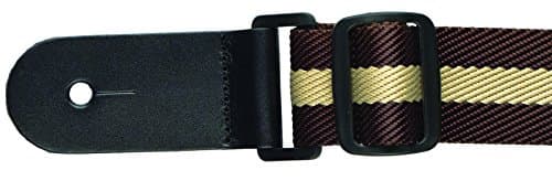 San Leandro Strap UN-010 Classic Ukulele Strap, Brown/Tan