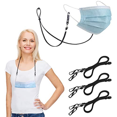 3 Pack Sunglass Straps Face Cover Lanyard Strap Extender Chains Cords for Men Women Kids