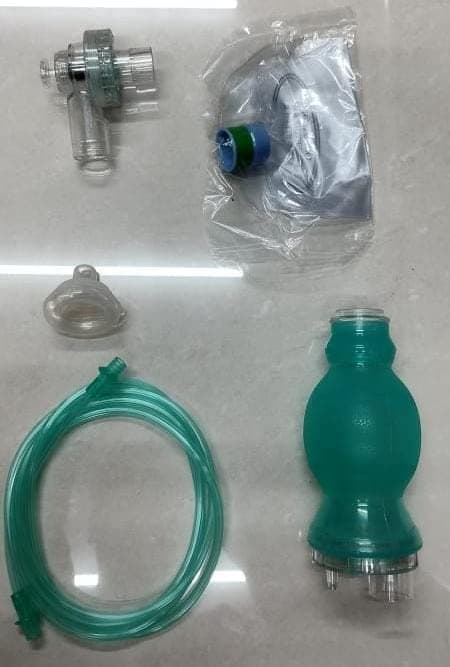 AMBU BAG(MANUAL RESUSCITATOR) (250 ml)