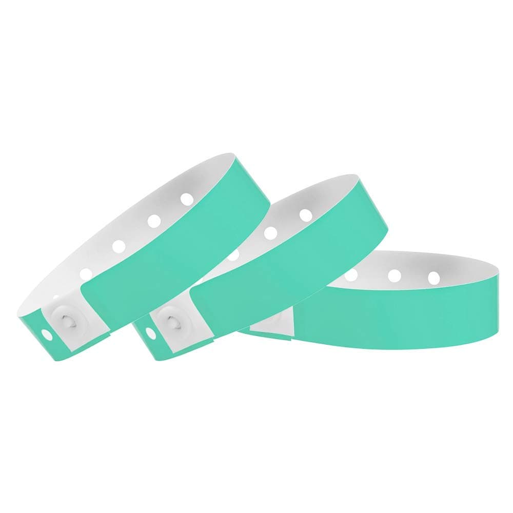 500 Aqua - Wristco Plastic Wristbands