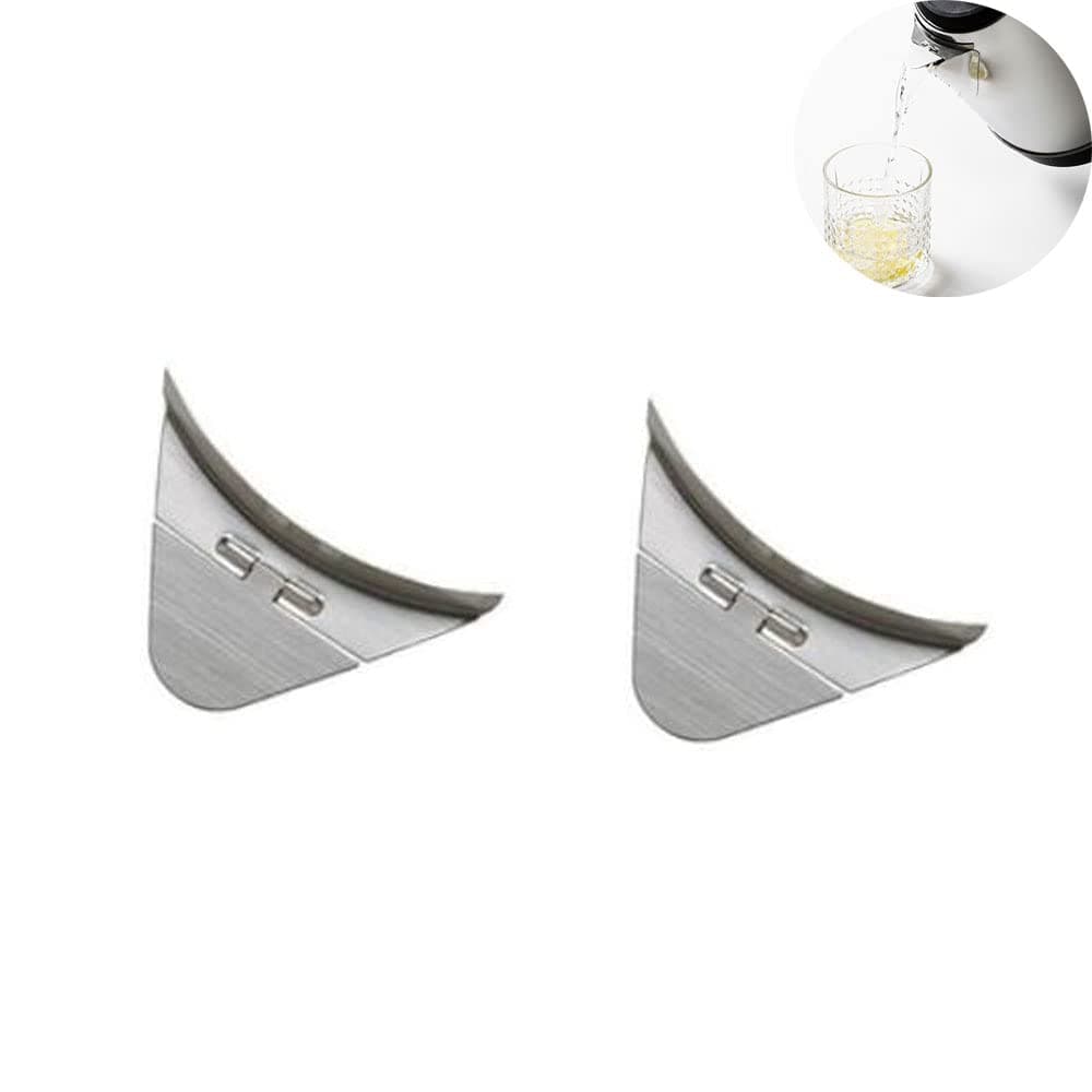2 Pack Electric Kettle Spout Cover Dust-Proof Cap 5.8x2.9cm Triangle Flat Mouth Tip Protector Insulation Energy-Saving Sticky Caps for Stainless Steel Tea Kettle Hot Water Boiler Heater