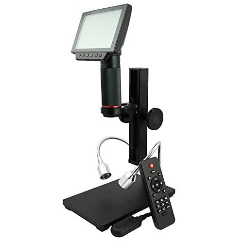 ADSM302 HDMI 5''Screen Digital Microscope PCB Solder Repair Tool+Remot