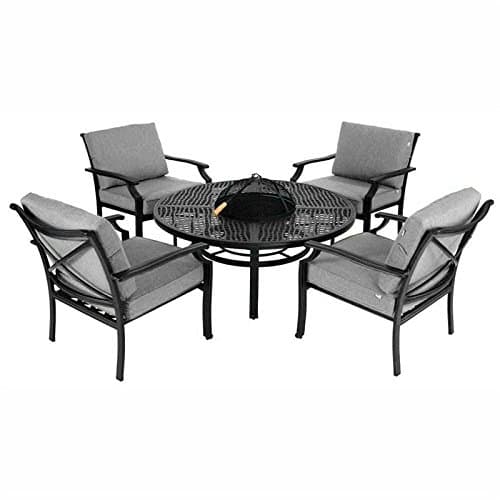Hartman Jamie Oliver Fire Pit Set With 4 Chill Out Chairs