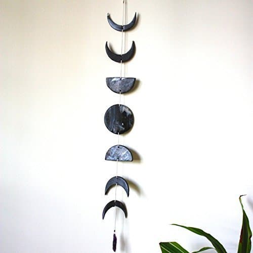 Moon and Antarctica Clay Hanging