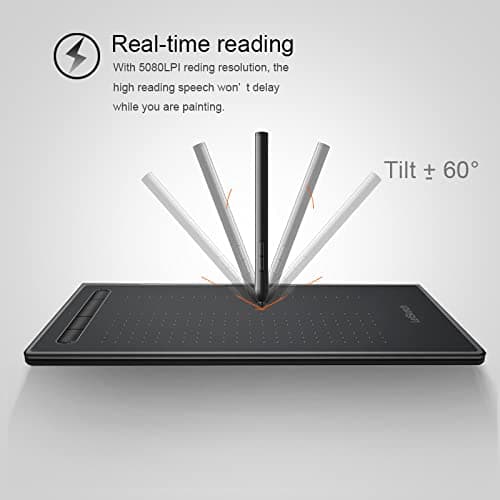 LetSketch 9622 Graphics Drawing Tablet, 5.25 x 3.5 Inches Digital Tablet with...