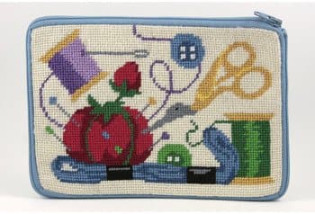 Cosmetic Purse - Sewing - Needlepoint Kit
