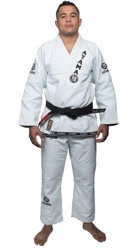 Atama Gold Weave Kimono - White