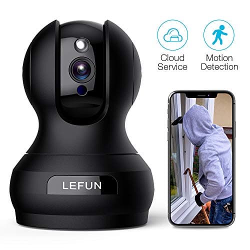 Security Camera, Pet Camera Lefun 1080P Wireless Camera with Motion Detection Night Vision Two Way Audio Updated Cloud IP Surveillance Camera Supports 2.4G WiFi Remote View for Home Baby Dog Monitor