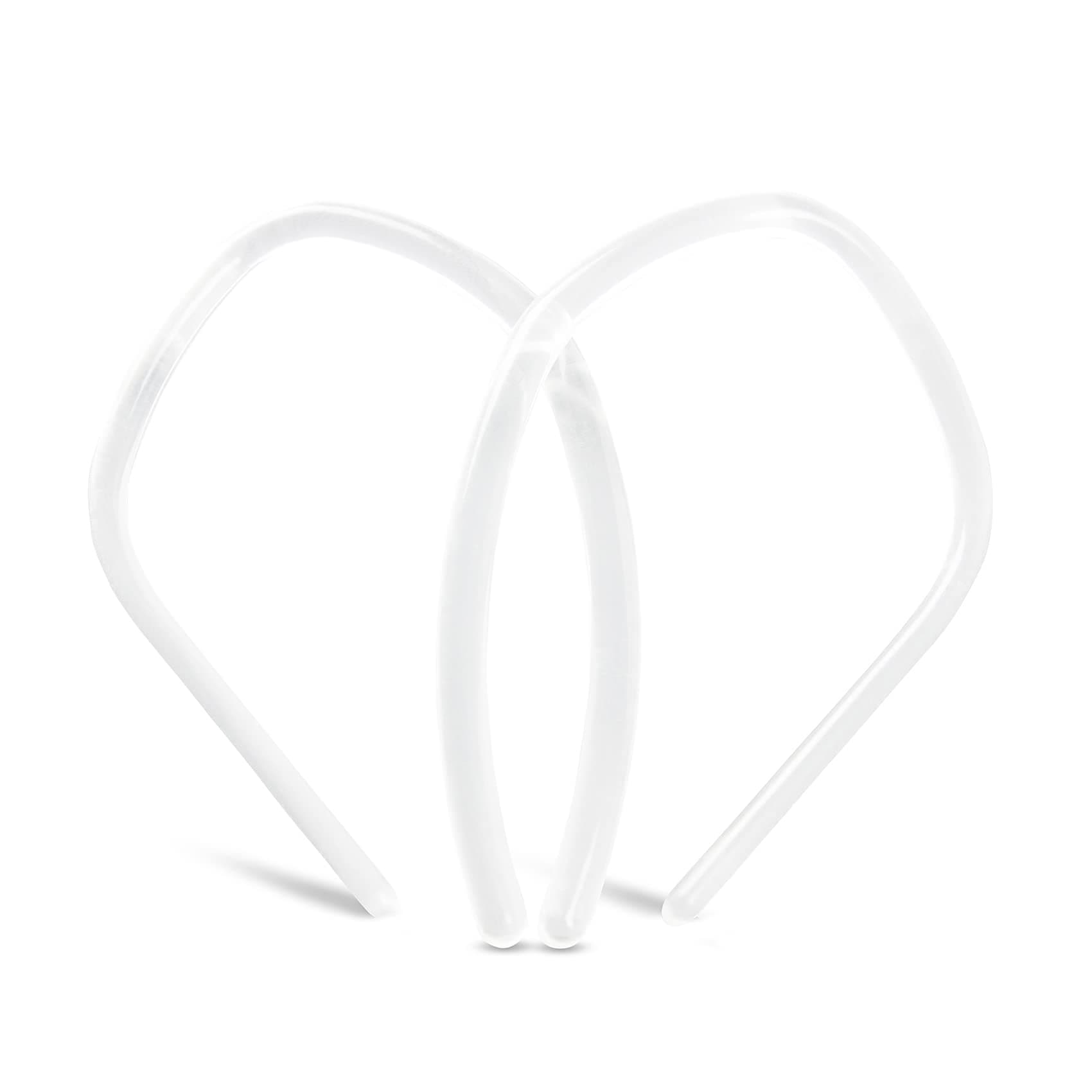 2pcs Ear Hooks, Compatible with Jabra Style Bluetooth Headset, Solid Flex Plastic, for Sport Applications