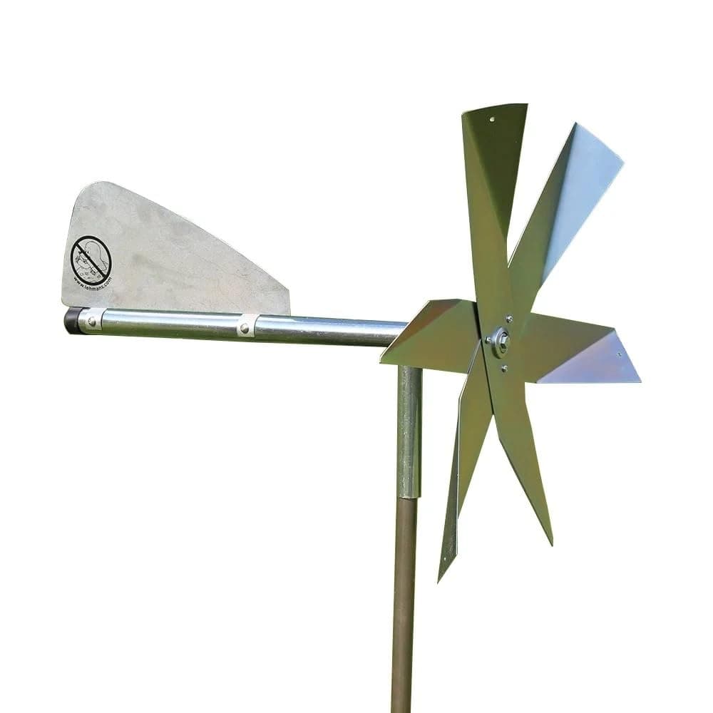 Mole Chasing Humane Deterrent Windmill Covers 20,000 Feet Using Vibrations from Wind, Single