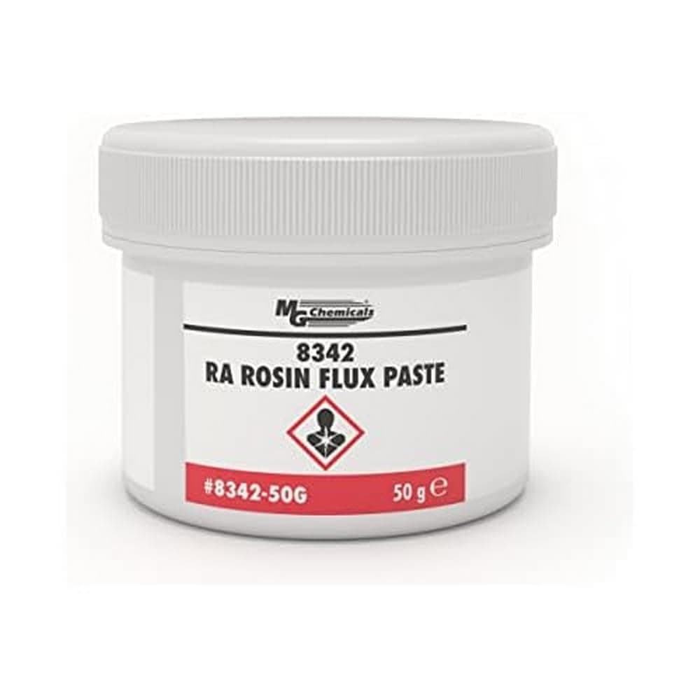MG Chemicals 8342 RA Rosin Flux Paste, Amber, 50 g Jar (8342-50G)