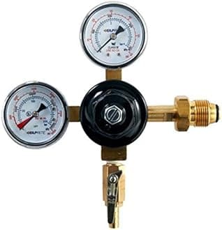 Dual Gauge Nitrogen Regulator for CGA 580 Valve