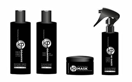 4 PC Bundle: Kode Professional Fiberforce Hair Therapy Products (4PC Mask Kit)