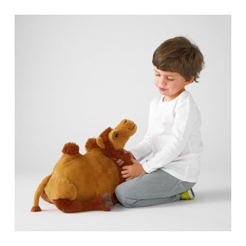 Ikea Onskad Soft Toy, Camel, 5.5-Inch