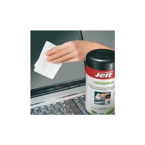Jelt 004841 Wipes pre-impregnated with a Biodegradable Fragile Solution for Screens