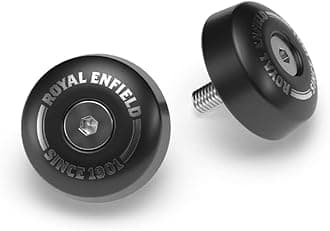 Royal Enfield KXA00271 Black Bar End Finishers for Super Meteor 650 and Shotgun 650