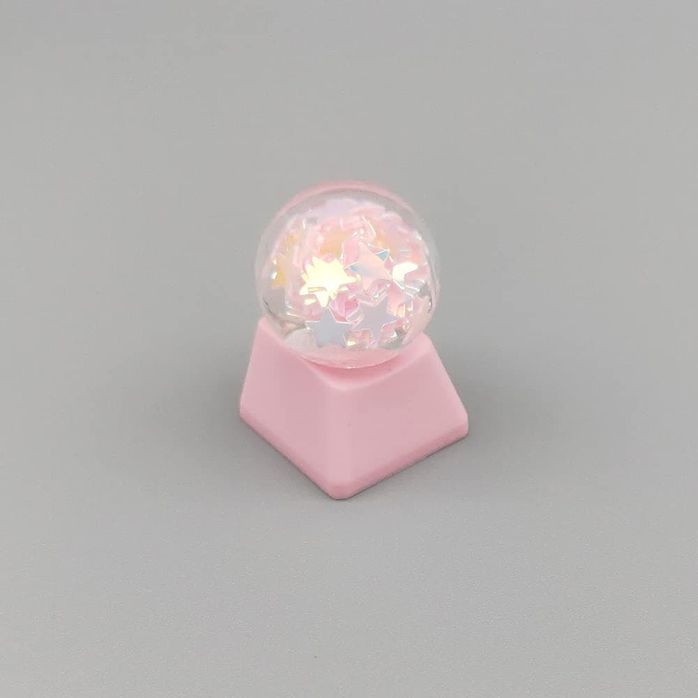 Crystal Ball Keycap Esc keycaps DIY Personality Custom Keycap Replacement Bottom Keycaps Gift for Cherry Mx Switch